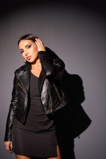 Charly Biker Black trendi kožna jakna