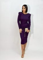 Athena Galaxy midi haljina otvorenih leđa