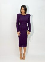 Athena Galaxy midi haljina otvorenih leđa