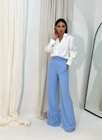 Ingrid Sky trendi zvonaste pantalone