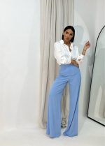 Ingrid Sky trendi zvonaste pantalone