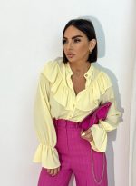 Sabrina Yellow košulja sa karnerima