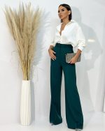 Ingrid Emerald zvonaste pantalone
