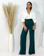 Ingrid Emerald zvonaste pantalone