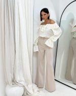 Stacy White lepršava bluza
