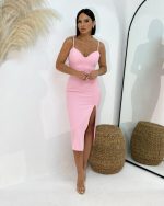 Deina Rose midi haljina