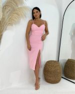 Deina Rose midi haljina