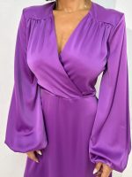 Polina Violet maxi lepršava haljina