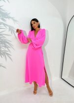 Polina Fuchsia maxi lepršava haljina