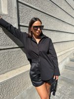 Dominika Black pamučna košulja