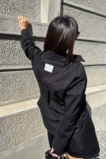 Dominika Black pamučna košulja