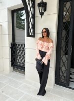 Stacy Powder lepršava bluza