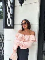 Stacy Powder lepršava bluza