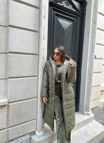 Celesta Maxi Olive kratka jakna