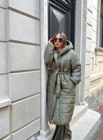 Celesta Maxi Olive kratka jakna
