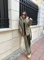 Celesta Mini Olive kratka jakna