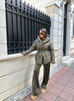Celesta Mini Olive kratka jakna