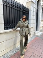 Celesta Mini Olive kratka jakna