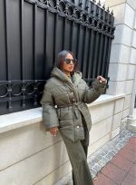 Celesta Mini Olive kratka jakna