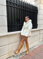 Celesta Mini White kratka jakna