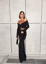 Masha Black dvodelni komplet