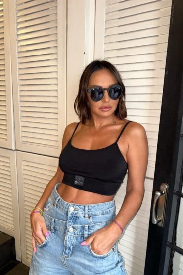 Raegan Black top majčica