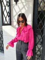 Sabrina Pink košulja sa karnerima