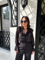 Sabrina Black košulja sa karnerima