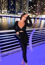 Brenda Black svetlucava midi haljina