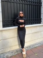 Léna Black dvodelna midi haljina