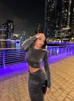 Aldina Metallic svetlucavi dvodelni set