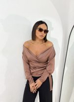 Sayonara Mocca satenska bluza