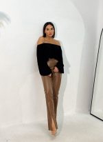 Brie Chocolate pantalone od vinila