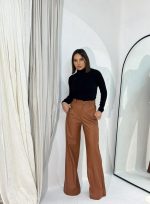 Quinn Brown vinil pantalone