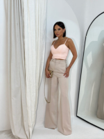 Larisa Blush crop top korset
