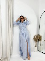 Ruth Sky maxi prugasta haljina