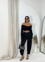 Matilde Black trendi pantalone
