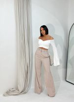 Debra Mocha trendi zvonaste pantalone