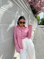 Deborah Rouge prugasta košulja
