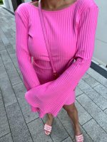 Roxana Pink mini haljina otvorenih leđa