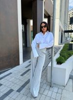 Debra Pigeon trendi zvonaste pantalone