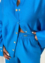 Tamia Sapphire lepršavi co-ord komplet