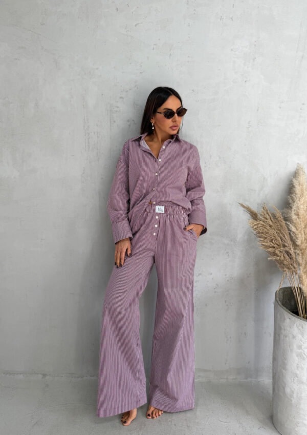 Clara Burgundy co-ord komplet