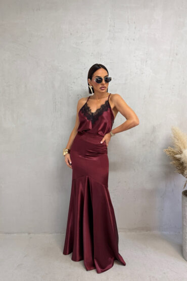 AELIN BURGUNDY KOMPLET SUKNJE I BLUZE