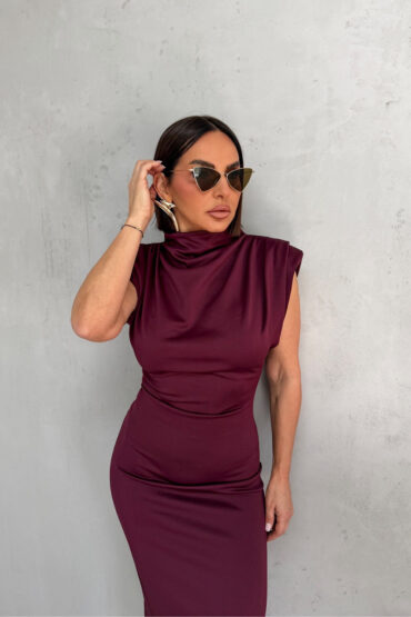 GEORGINA PLUM MIDI HALJINA
